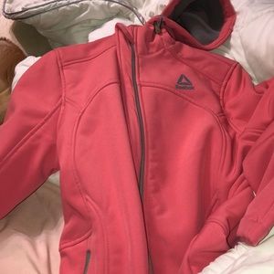 Waterproof bright pink reebok coat